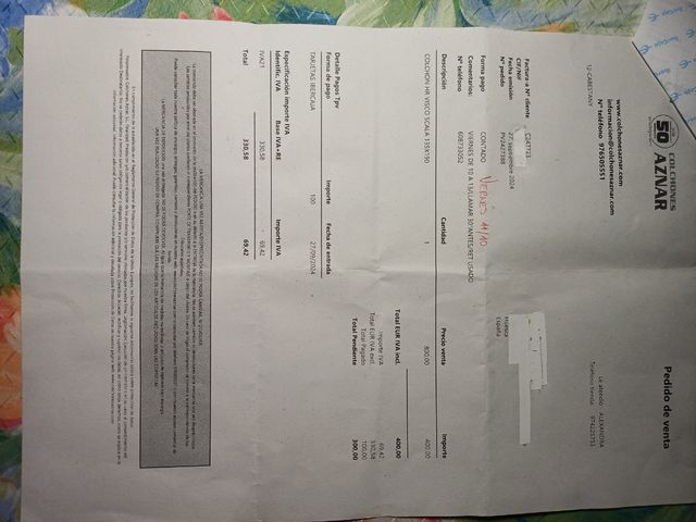 Colchón viscolástica