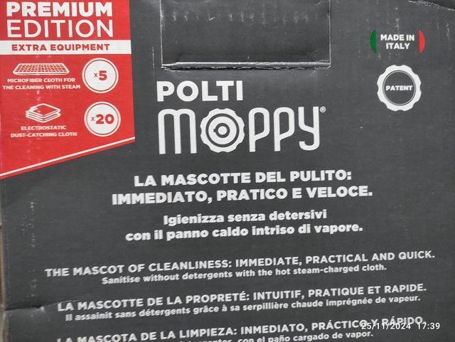 Scopa a vapore MOPPY POLTI