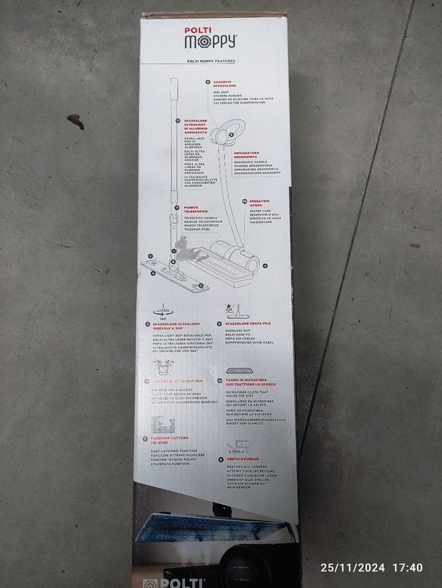 Scopa a vapore MOPPY POLTI