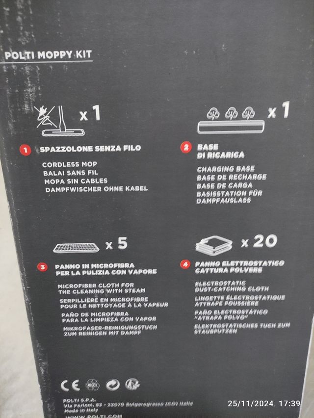 Scopa a vapore MOPPY POLTI