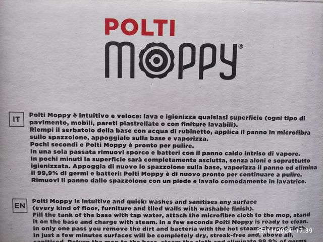 Scopa a vapore MOPPY POLTI