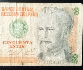 Perù Banconota 50 / 500 Intis