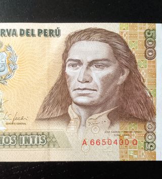 Perù Banconota 50 / 500 Intis