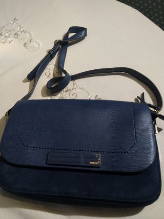 Bolso Parfois  de ante y simil piel