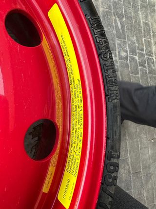 Rueda recambio porsche 16”