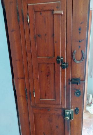 PUERTA DE MADERA ENTRADA ANTIGUA MOBILA CASA