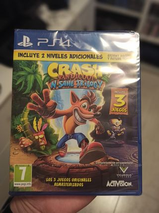 CRASH BANDICOOT BIG BOX PS4 SIN ABRIR
