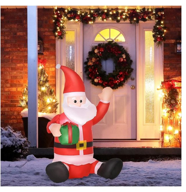 papá Noel hinchable