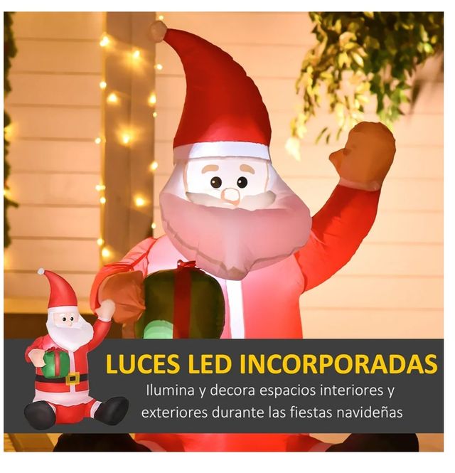 papá Noel hinchable