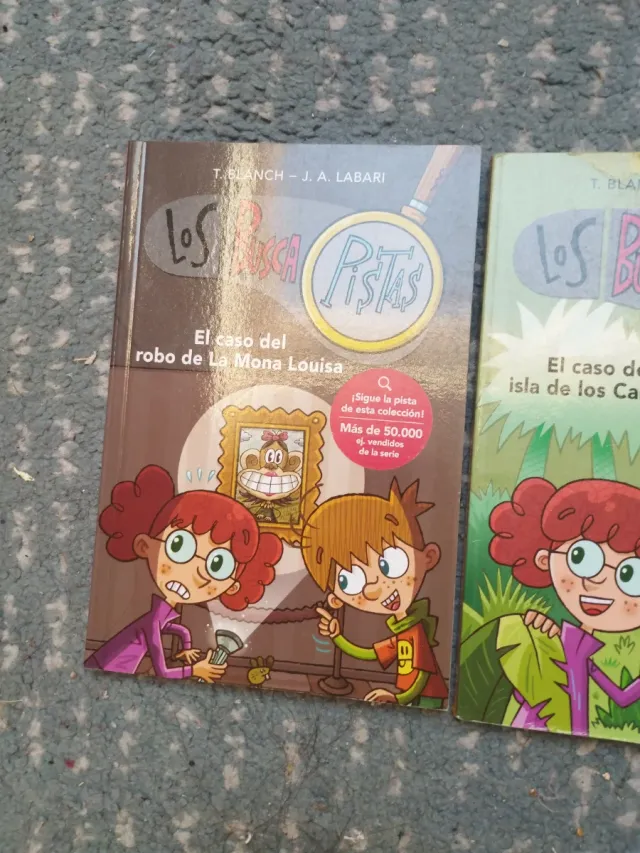 cuatro libros de los busca pistas