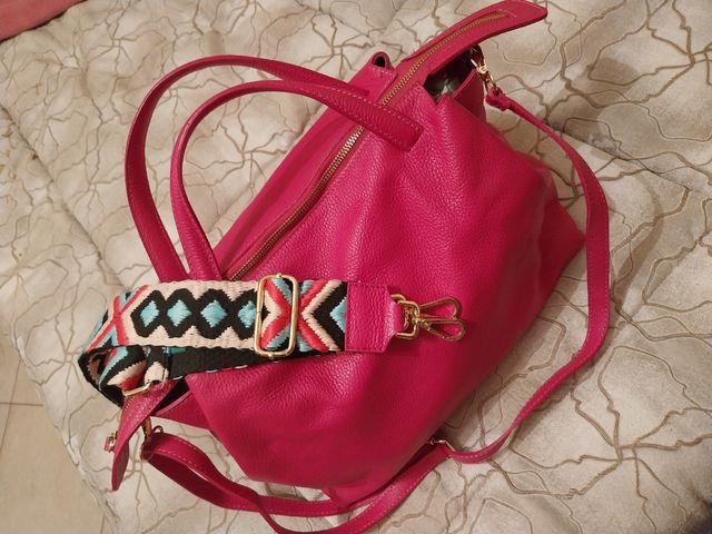 Borsa in vera pelle fiorentina