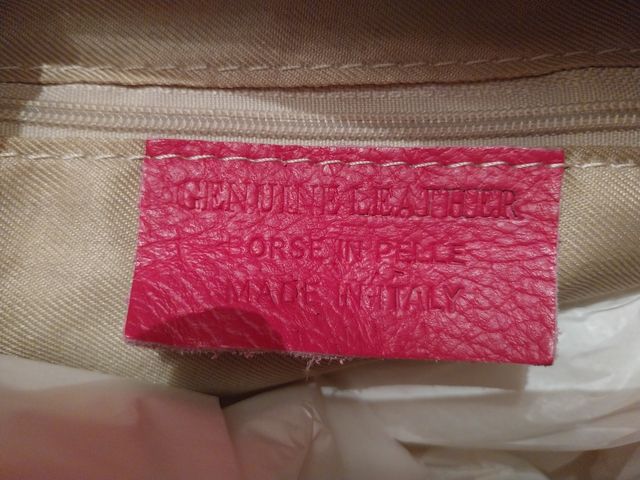 Borsa in vera pelle fiorentina