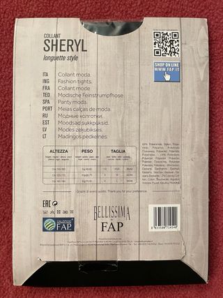 Calze Collant Moda nero Bellissima