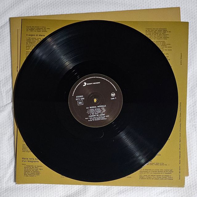 LP 33 giri - Fabrizio De André La Buona Novella