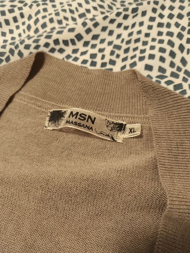 Chaqueta punto manga corta