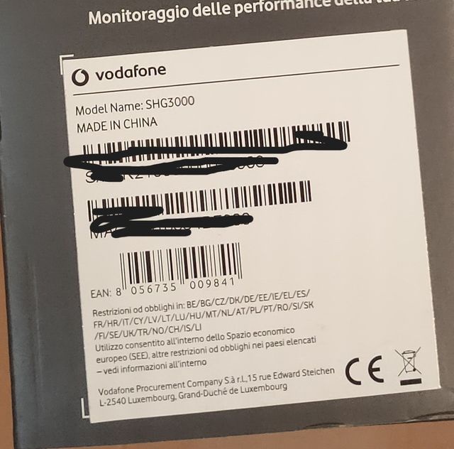 Vodafone Power Station SGH3000