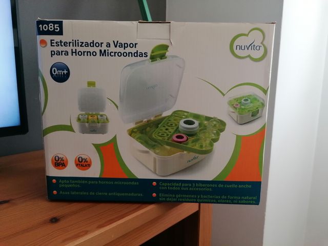 NUVITA. Esterilizador biberones + chupetes.