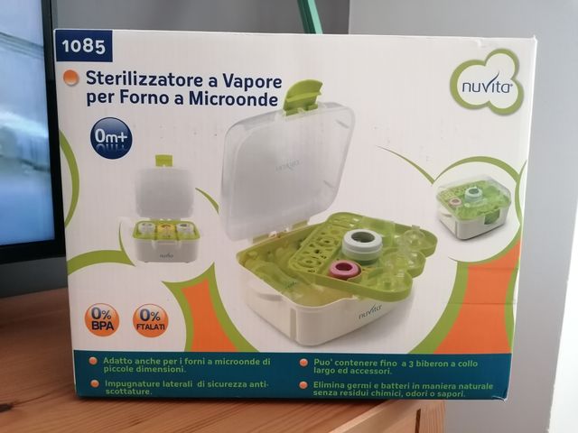 NUVITA. Esterilizador biberones + chupetes.