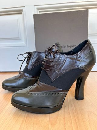 Zapato Oxford de tacón Juan Antonio López
