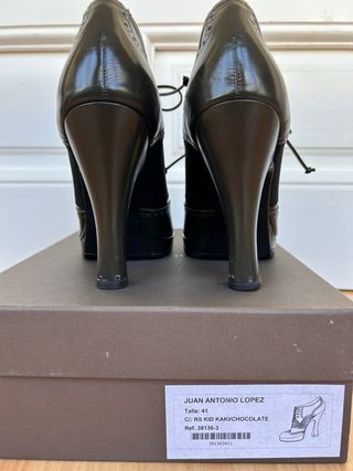 Zapato Oxford de tacón Juan Antonio López
