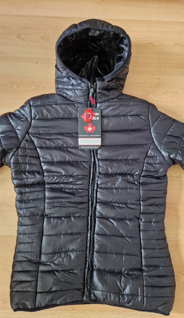 Chaqueta acolchada, Canadian Peak, mujer, M, negro