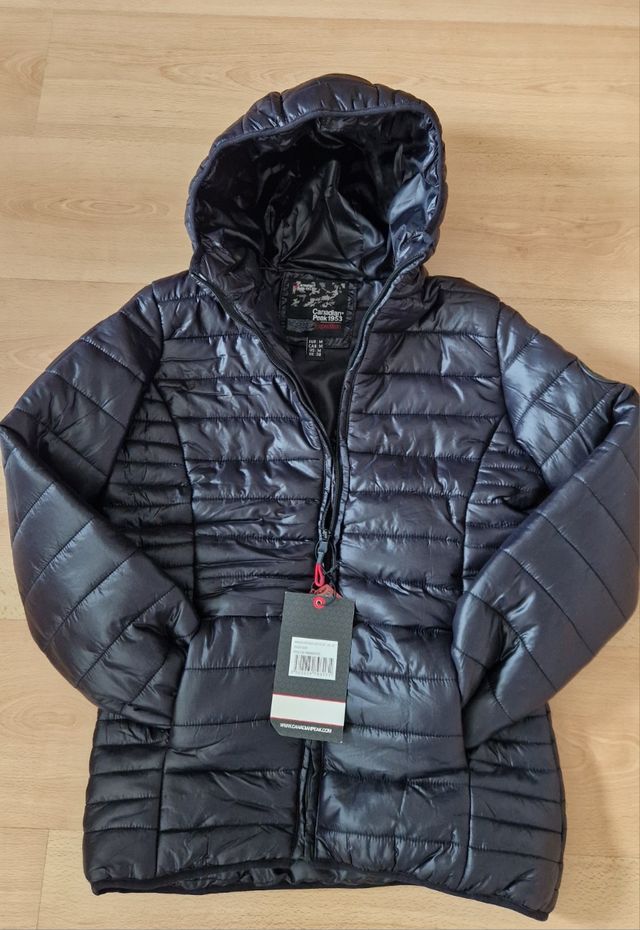 Chaqueta acolchada, Canadian Peak, mujer, M, negro