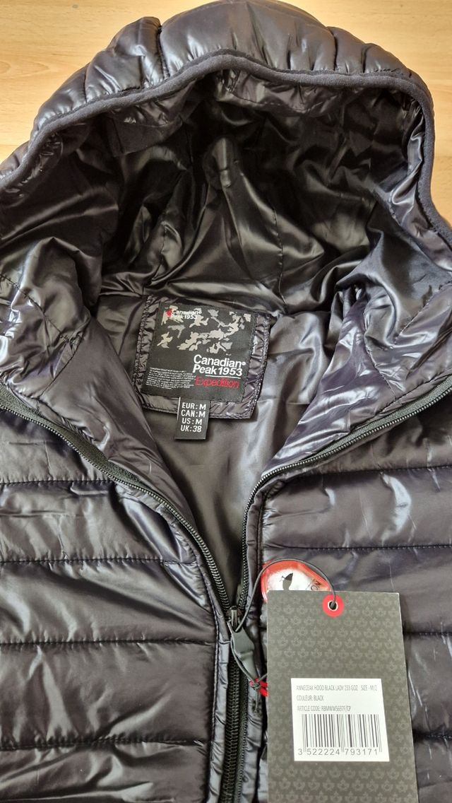 Chaqueta acolchada, Canadian Peak, mujer, M, negro