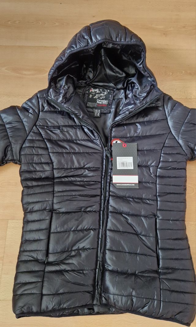 Chaqueta acolchada, Canadian Peak, mujer, M, negro