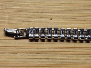 Bracciale Tennis 17x0,5 cm Nuovo Donna Argento
