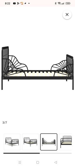 Cama plegable de Ikea.