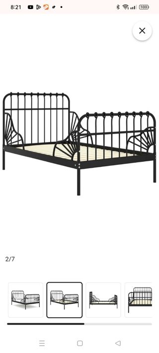 Cama plegable de Ikea.