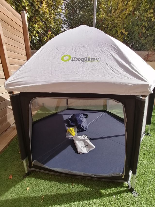 EXQLINE. Parque Bebés Portátil con Colchón.