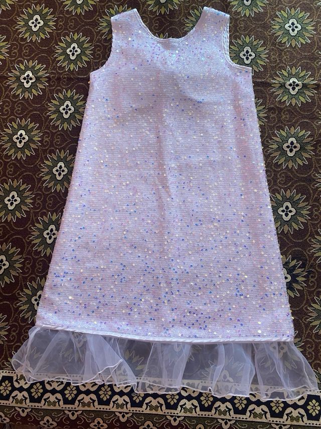 Vestido brillante para niñas. talle 10 años
