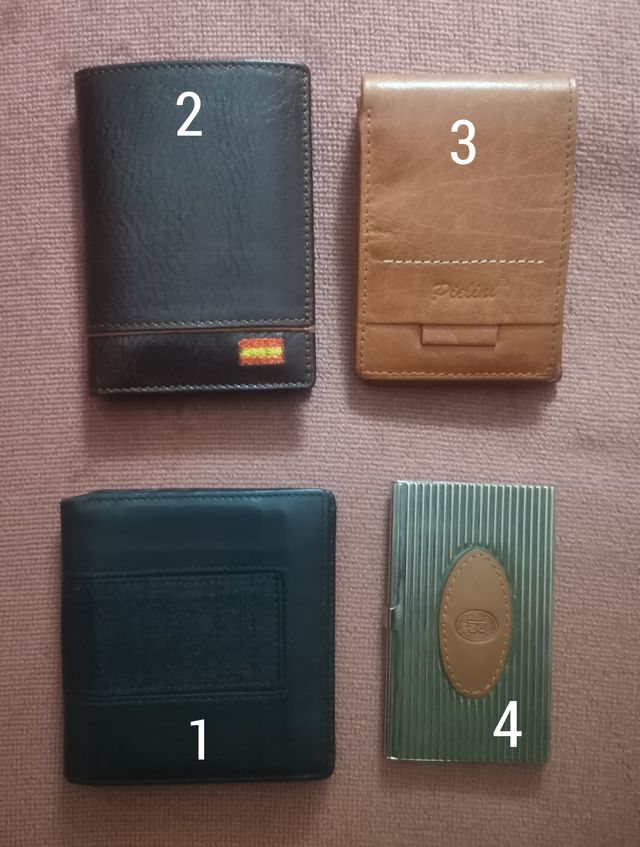 Lote Carteras de piel