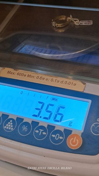 Solitario diamante oro 18k 