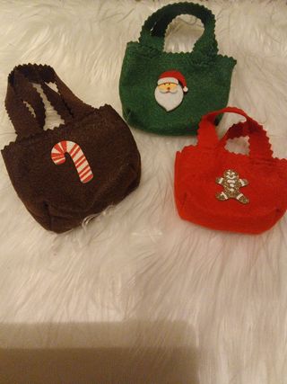 Lote bolsitos navideños