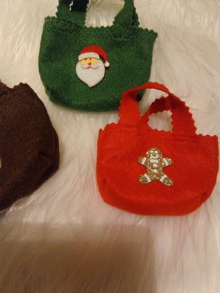 Lote bolsitos navideños