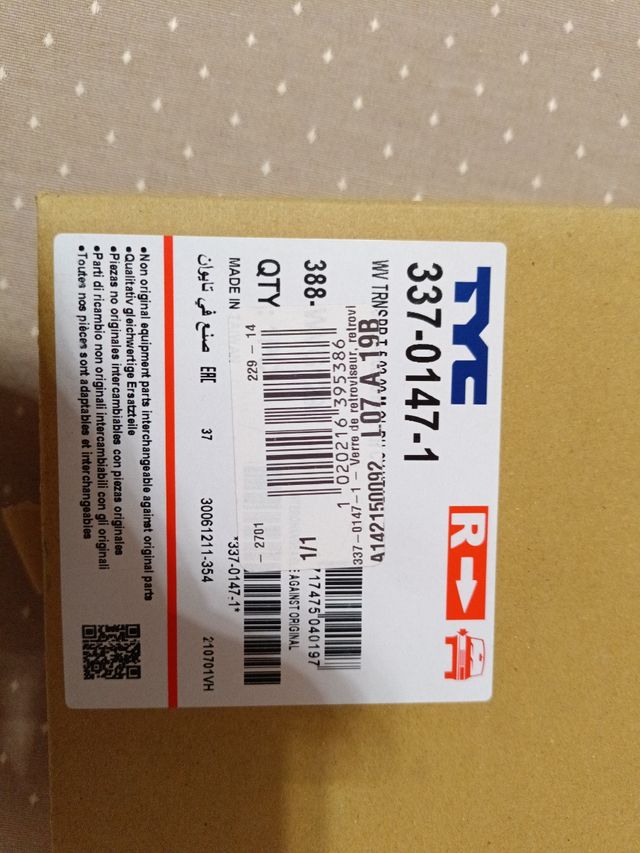 Cristal Espejo Retrovisor VW T5