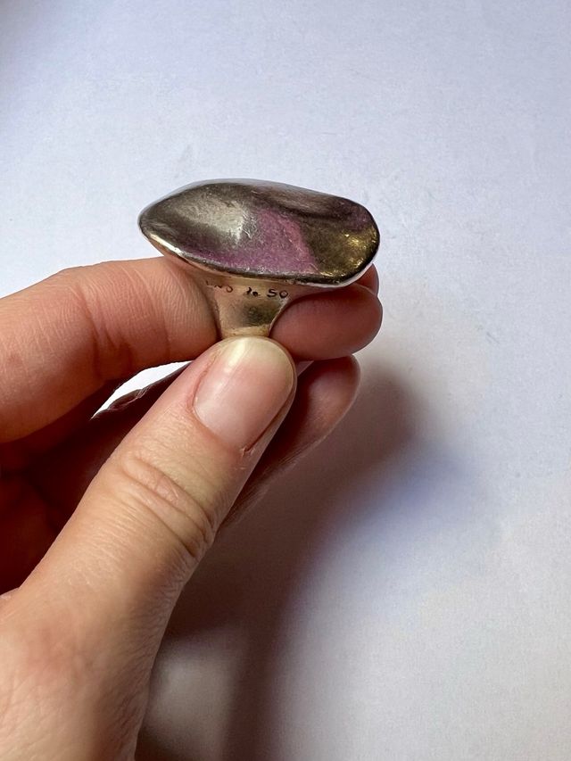Anillo plata Uno de 50 NEGOCIABLE