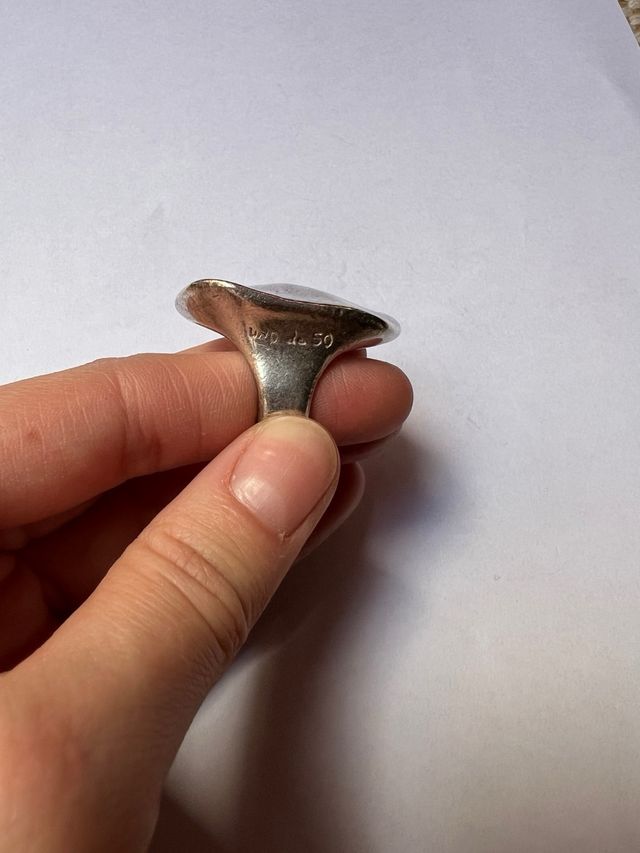 Anillo plata Uno de 50 NEGOCIABLE