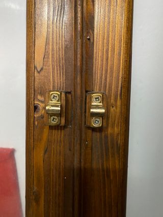 Ventana artesanal madera pino tinte roble