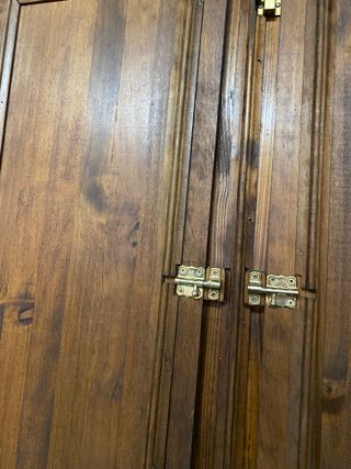 Ventana artesanal madera pino tinte roble