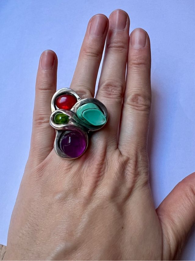 Anillo uno de 50 Multicolor NEGOCIABLE