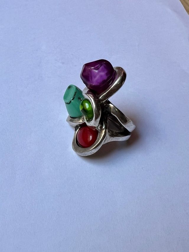 Anillo uno de 50 Multicolor NEGOCIABLE