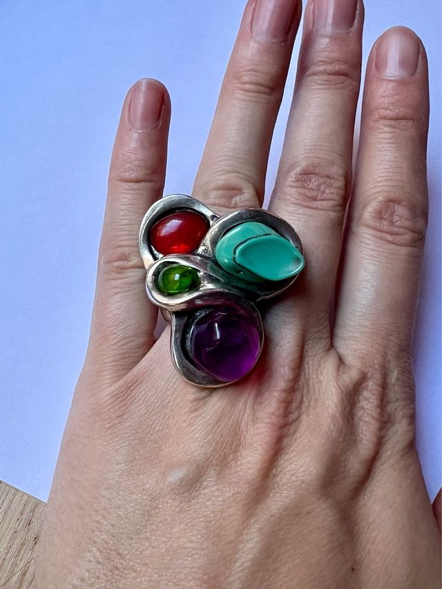 Anillo uno de 50 Multicolor NEGOCIABLE