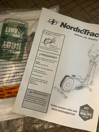 Bicicleta eliptica nordicTrack