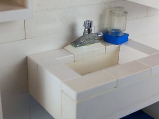 Lego 265,Cuarto de baño, vintage (1974).