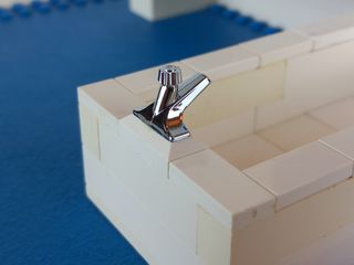 Lego 265,Cuarto de baño, vintage (1974).