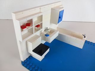 Lego 265,Cuarto de baño, vintage (1974).