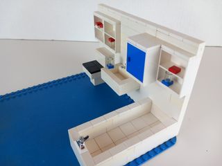 Lego 265,Cuarto de baño, vintage (1974).